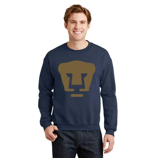 Sudadera Hombre Pumas UNAM Logo dorado